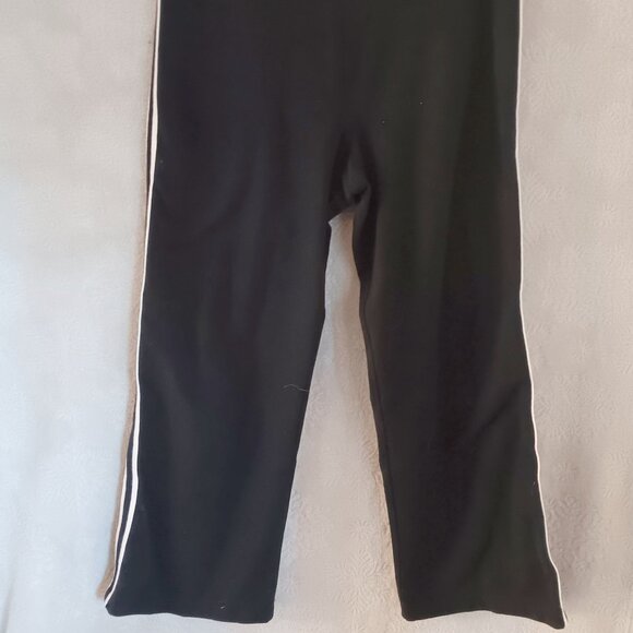 Run Like A Cheetah! Black & White Striped Workout Pants - Picture 2 of 3